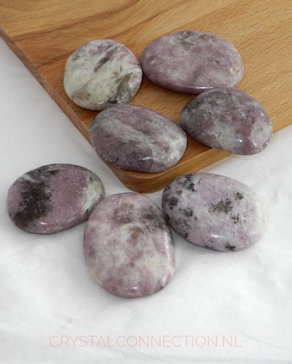 lepidoliet-schijfsteen-b-kwaliteit Lepidoliet schijfsteen