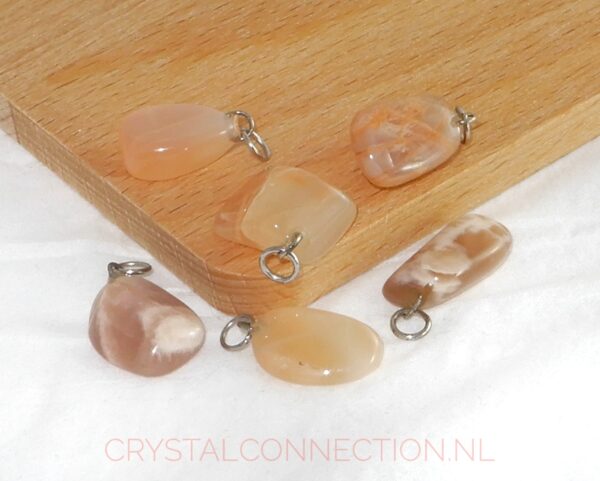 maansteen-hanger-roze-middel Maansteen hanger