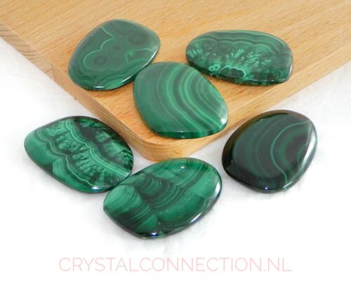 Malachiet schijfsteen