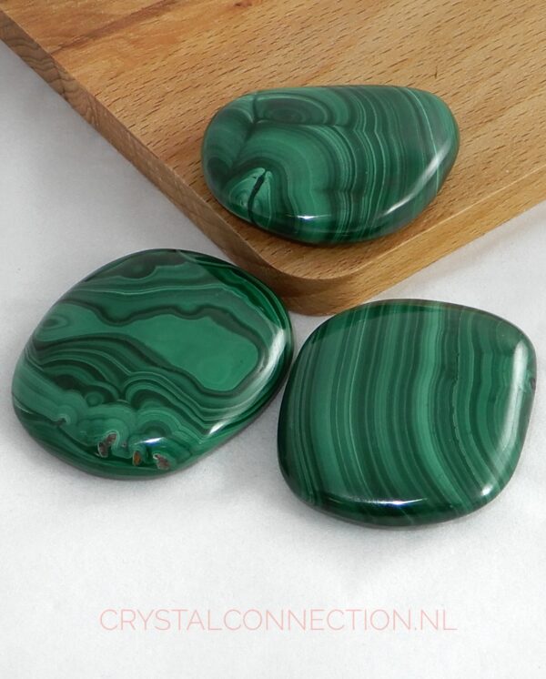 Malachiet schijfsteen