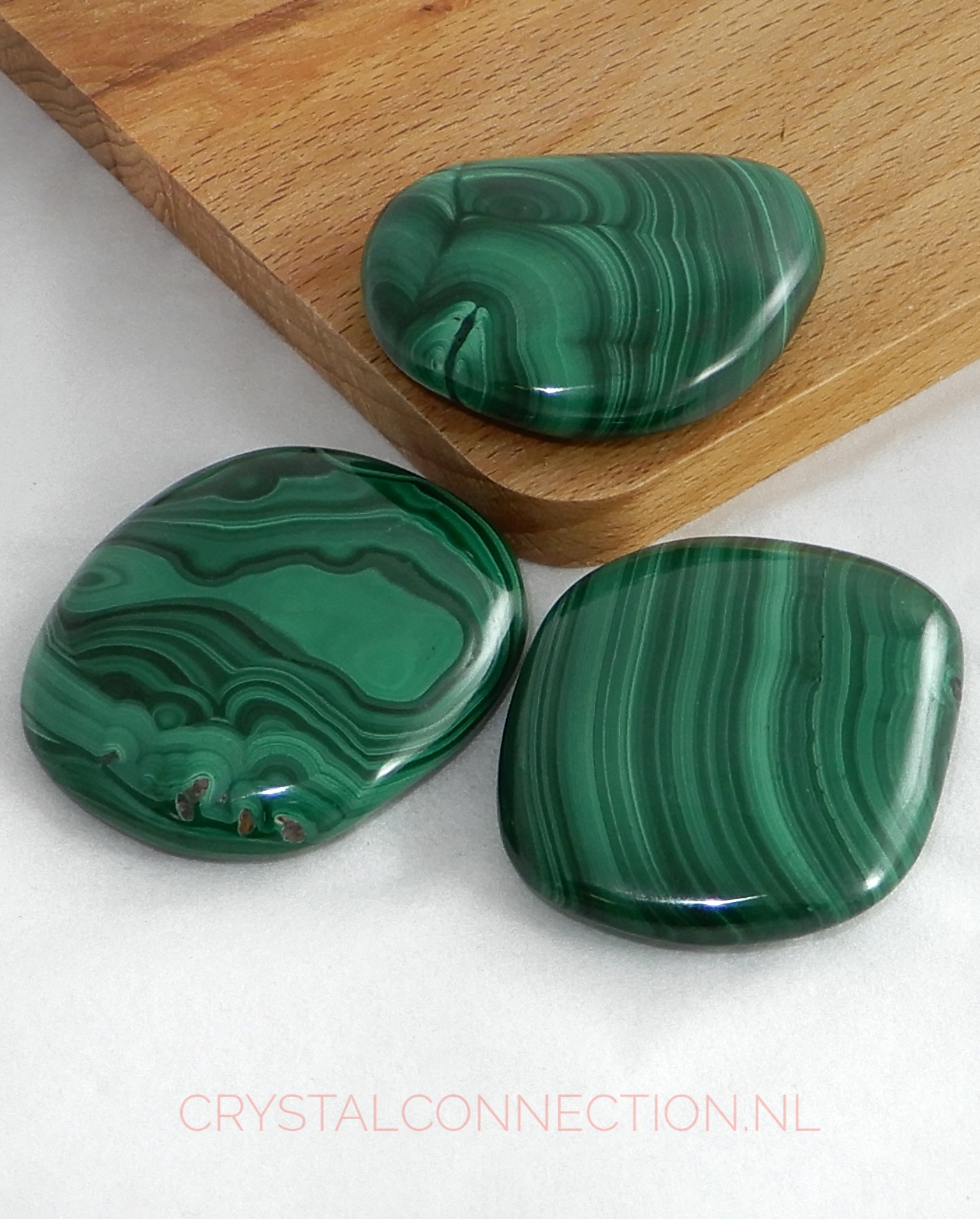 Malachiet schijfsteen