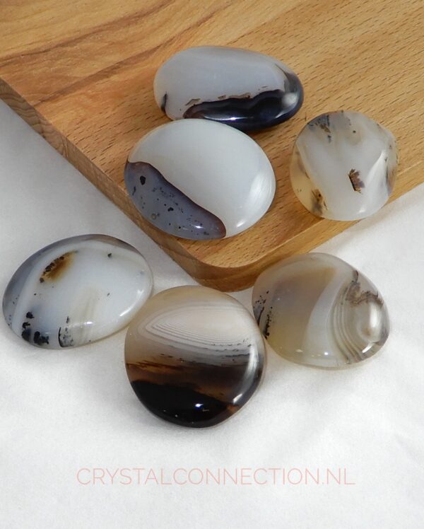 merliniet-amuletsteen Azuriet bol