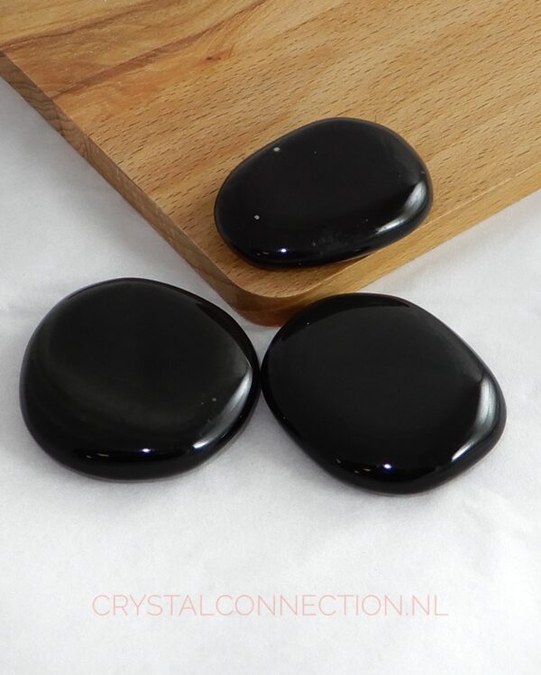 obsidiaan-regenboog-schijfsteen Obsidiaan schijfsteen