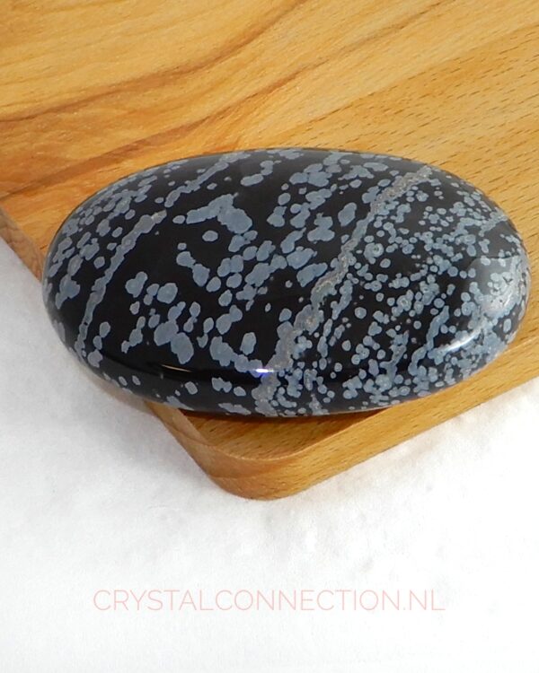 obsidiaan-sneeuwblok-massage-steen Obsidiaan sneeuwvlok massagesteen