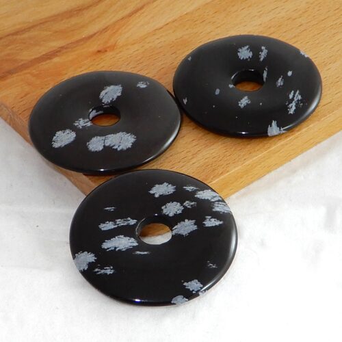 obsidiaan-sneeuwvlok-donut-4cm Obsidiaan Sneeuwvlok donut