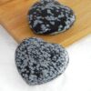 obsidiaan-sneeuwvlok-hart-4cm Aventurijn hart