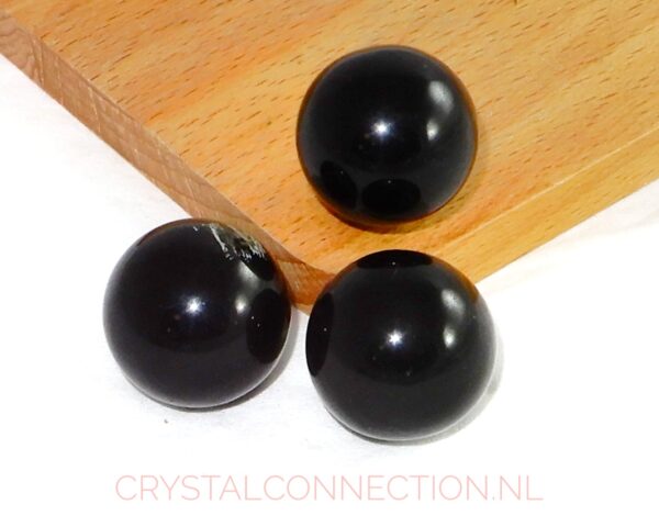 obsidiaan-zwart-bol-2cm Amethist bol