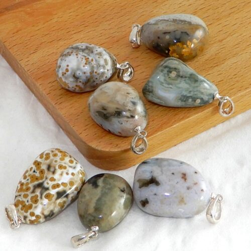 oceaan-hanger-zilv-oogje Oceaan jaspis hanger