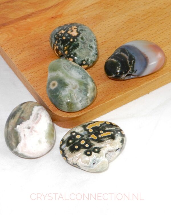 oceaan-jaspis-doorboorde-hanger Oceaan jaspis doorboorde hanger