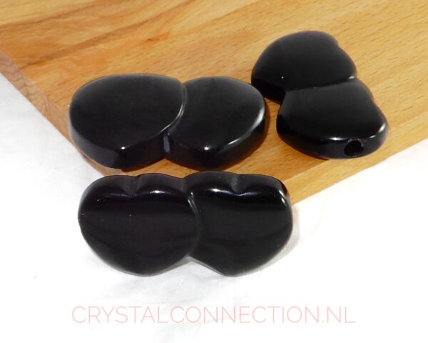 Bergkristal doorboorde hanger