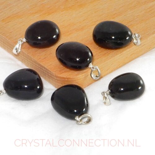 onyx-hanger-zilv-oogje Onyx hanger