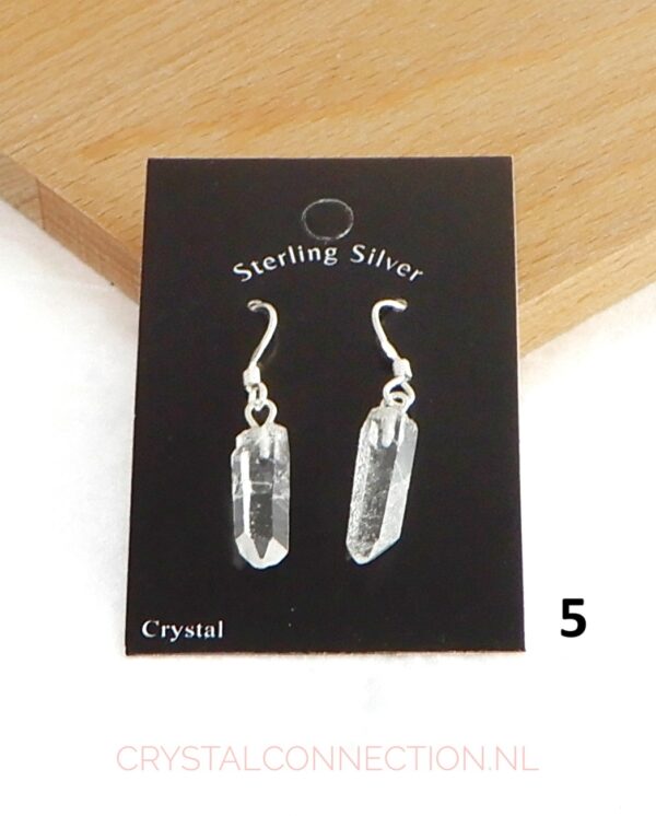 oorhanger-bergkristal-no5 Bergkristal oorhanger zilver