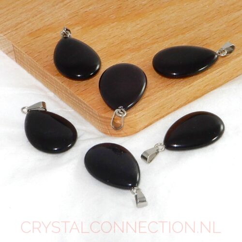 oyx-druppel-hanger Onyx druppelhanger