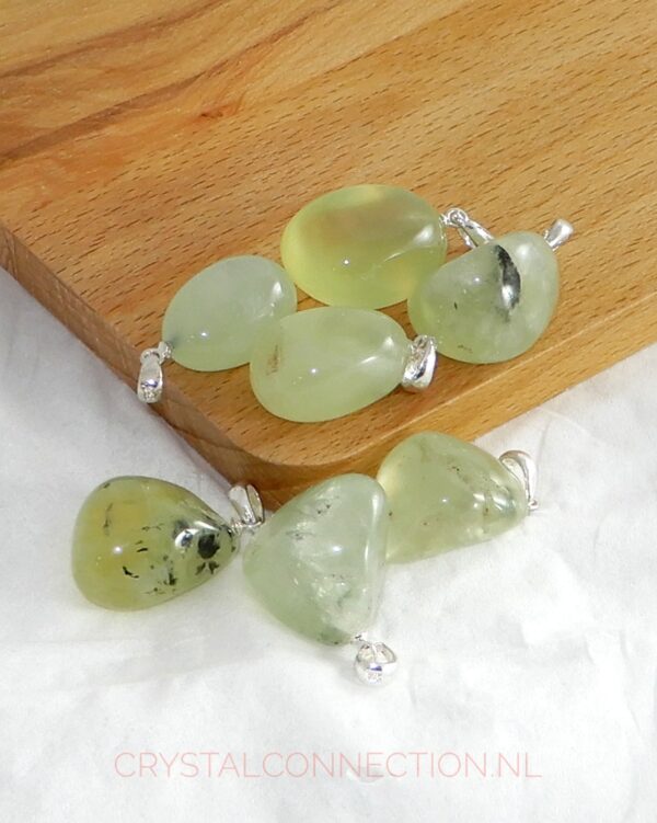 prehniet-hanger-zilv-oogje Prehniet hanger