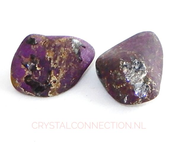 Purperiet trommelsteen