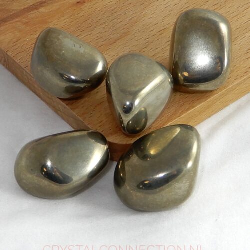 pyriet-trommelsteen-tanzania-middel Pyriet trommelsteen