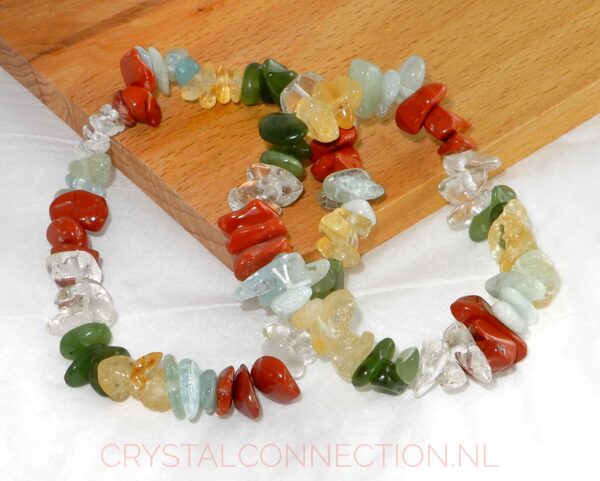 Reizen combi-set armband