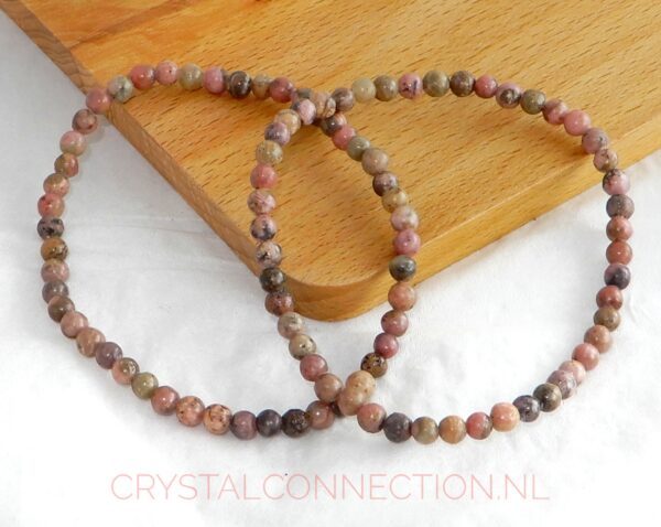 rhodoniet-armband-kogel-4mm-2 Rhodoniet armband