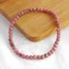 rhodoniet-armband-kogel-4mm-akwaliteit Rhodoniet armband