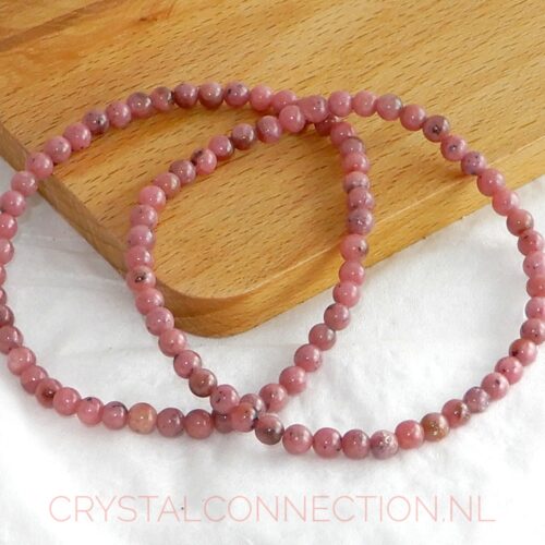 rhodoniet-armband-kogel-4mm-akwaliteit-2 Rhodoniet armband