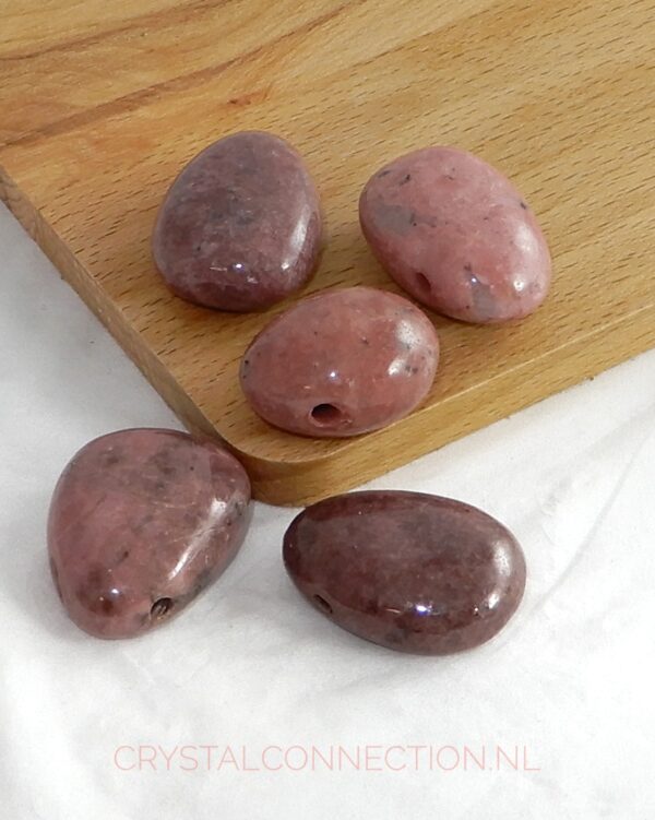 rhodoniet-standaard-doorboorde-hanger Rhodoniet doorboorde hanger