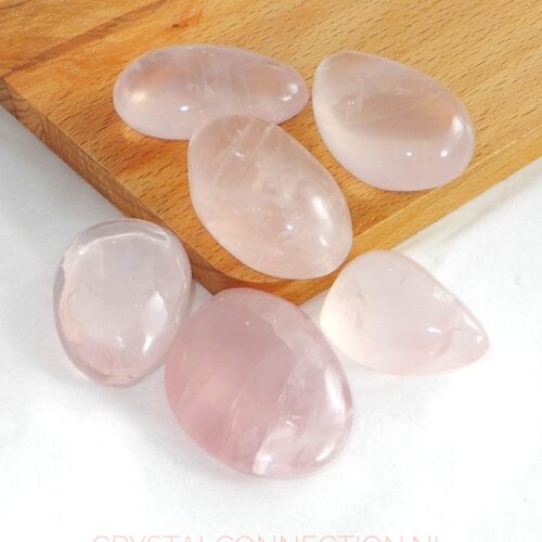 rozekwarts-amulet-steen-klein Rozekwarts schijfsteen