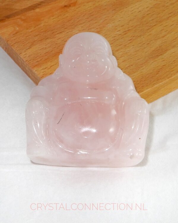 rozekwarts-boeddha-5cm Rozekwarts ketting