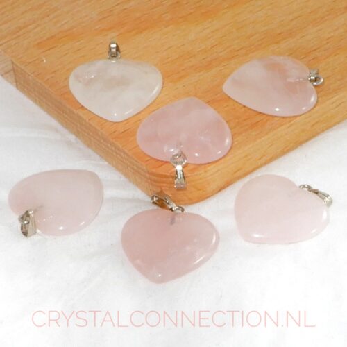 rozekwarts-hanger-hartje-2cm Rozekwarts hanger hartje