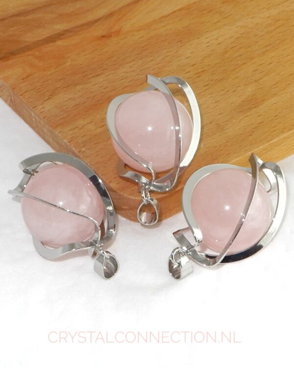 rozekwarts-kogel-hanger-2cm Rozekwarts kogelhanger