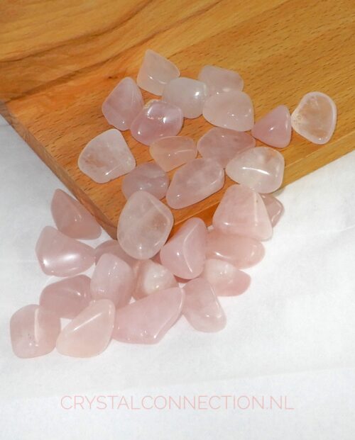 Rozekwarts waterstenen