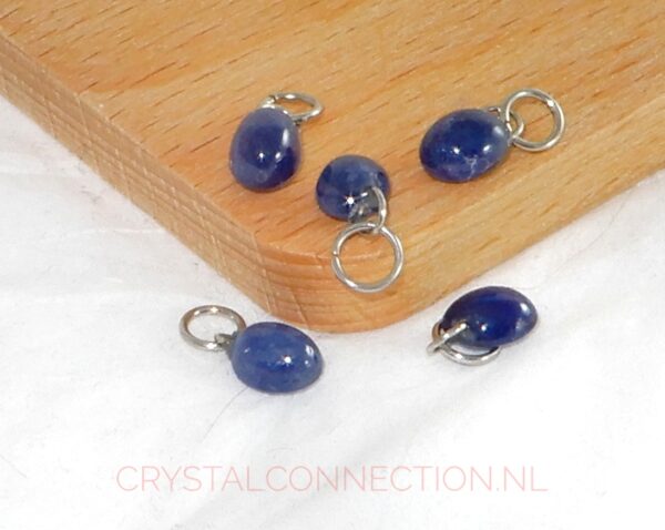 safiier-hanger-cabochon-klein Saffier hanger