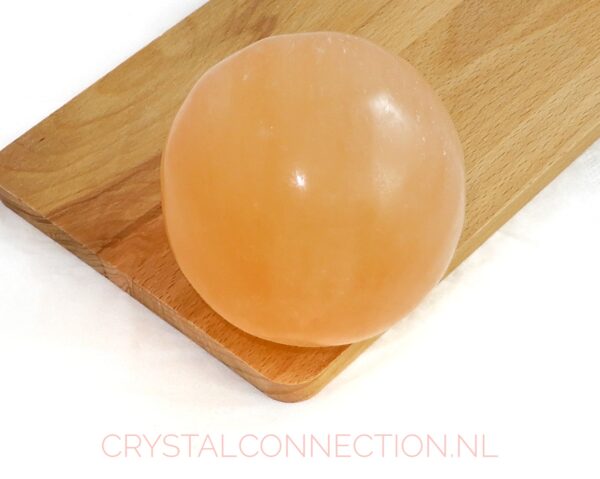 seleniet-bol-oranje-7-8cm Amethist bol