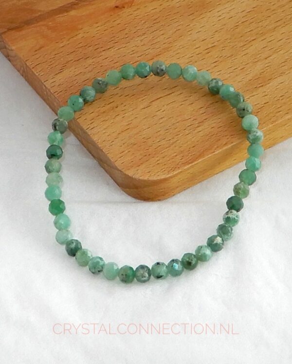 smaragd-armband-facet-4mm Smaragd armband