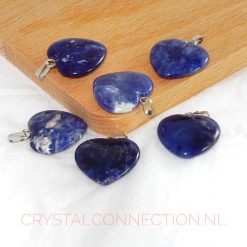 sodaliet-hanger-hartje-2cm Sodaliet hanger hartje