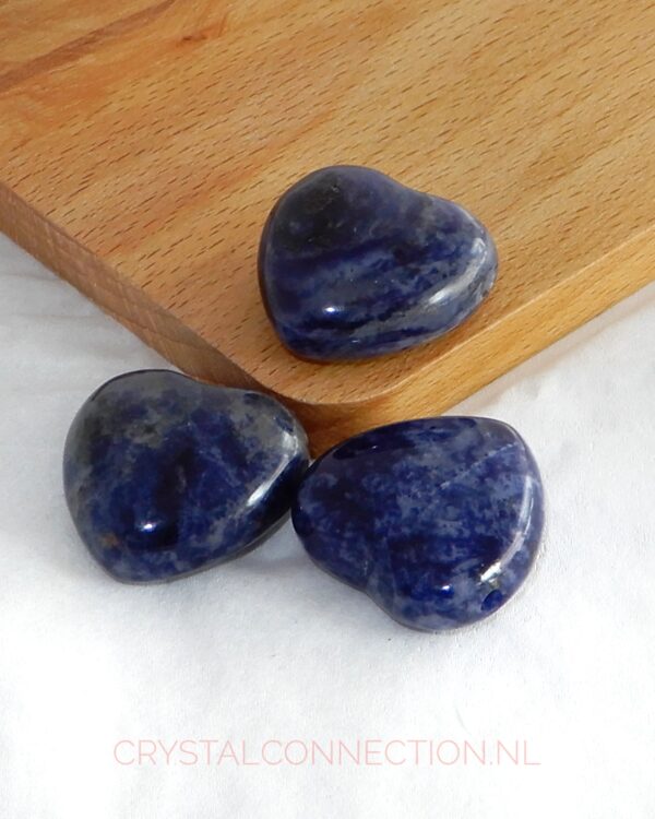 sodaliet-hart-doorboorde-hanger-2-5cm Rozekwarts doorboorde hanger