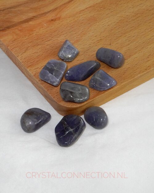 Tanzaniet trommelsteen