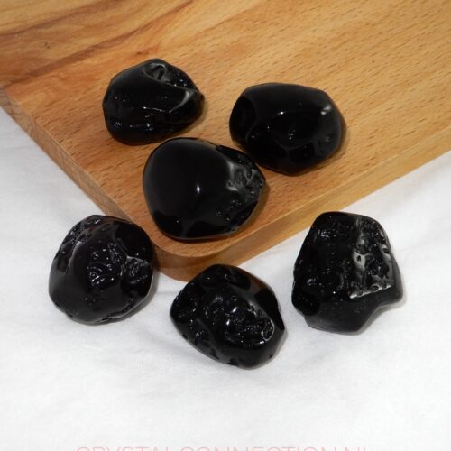 tektiet-trommelsteen Tektiet trommelsteen