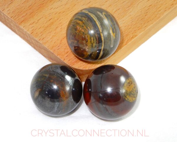 tijgerijzer-bol-2cm Amethist bol