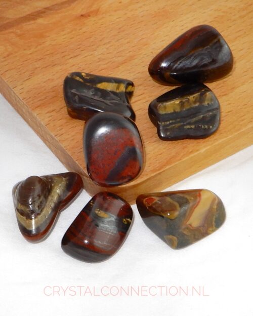 Tijgerijzer trommelsteen