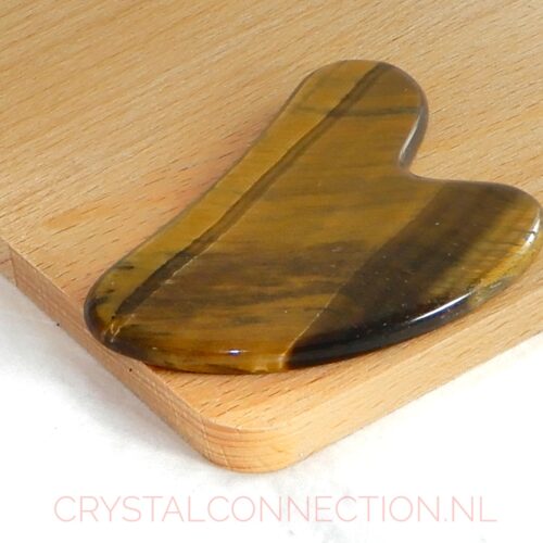 Tijgeroog Gua Sha massagesteen