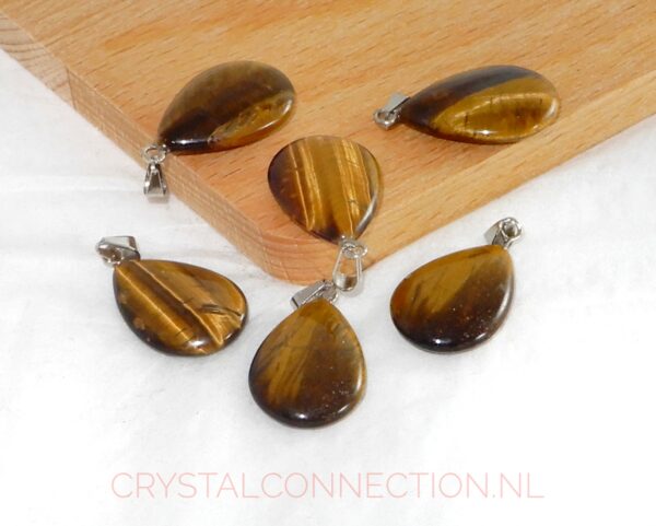 tijgeroog-hanger-druppel Tijgeroog hanger