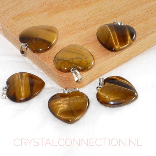 tijgeroog-hanger-hartje-2cm Tijgeroog hanger hartje