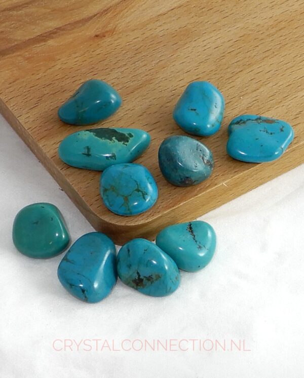 turkoois-trommelsteen-a-kwaliteit Turkoois trommelsteen