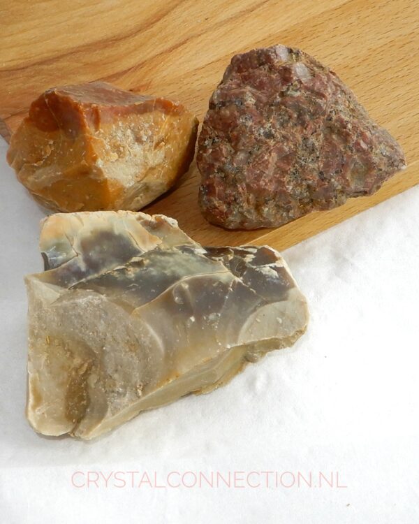 vuursteen-ruw-groot Vuuragaat hanger