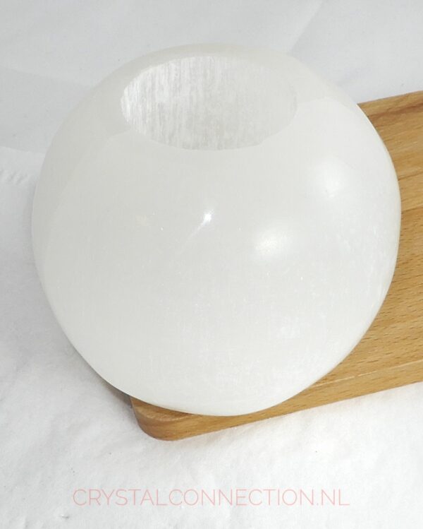 waxinelicht-seleniet-rond Seleniet waxinelicht