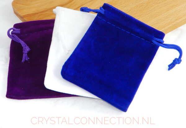 zakjes-fluweel Magische obsidiaan sneeuwvlok Blije Kei