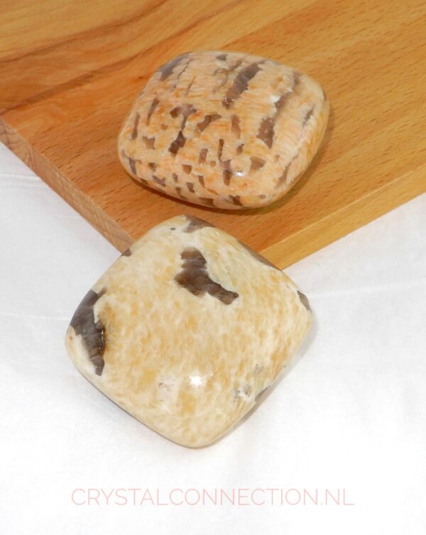 zebradoriet-kussensteen-4cm Maansteen kussensteen