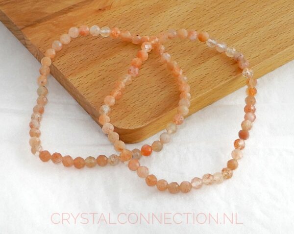 zonnesteen-armband-facet-4mm-2 Zonnesteen armband