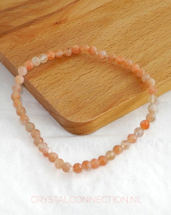 zonnesteen-armband-facet-4mm Zonnesteen armband
