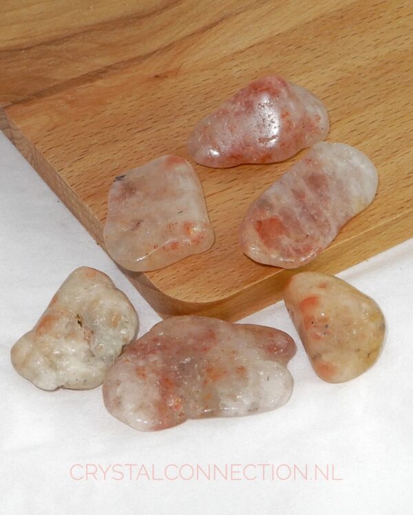 Zonnesteen trommelsteen